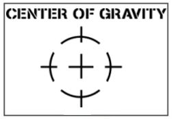 Center of Gravity Stencils