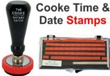 Cooke Time and Date Stamps