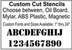 Choose Your Custom Cut Stencils