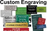 Engraved Nameplates, Name Badges and Signage