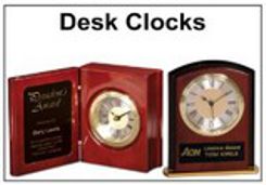 Personal Engraved Desk Clocks