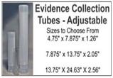 Evidence Collection Tubes - Adjustable