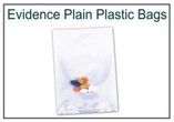 Plastic Evidence Bags - Plain