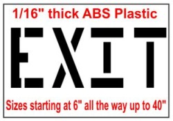 EXIT Stencils