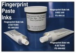 Fingerprint Paste Inks, Cleaner, Toweletts and Supplies