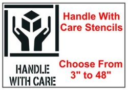 Handle With Care Stencils