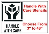 Handle With Care Stencils