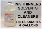 Thinners and Ink Reactivator, From 8oz to 1 Gallon