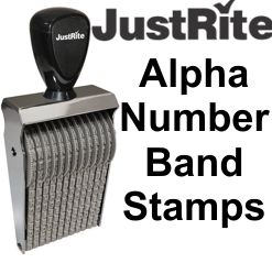 Justrite Alphabet or Numbering Stamps