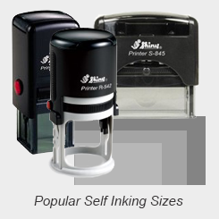 Most Popular Self Inking Rubber Stamps