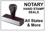 Handle Stamp Notary Stamps, for each State