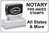 Pre-Inked Notary Stamps, for each State