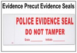 Police Evidence Seals - Precut Polymatte