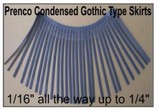 Prenco Condensed Gothic Line Skirt Sets