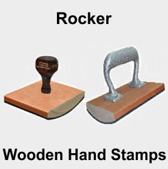 Rubber Stamps - Large Rocker 