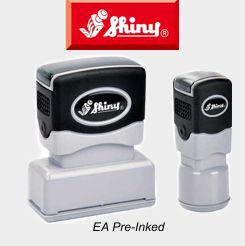 Shiny Eminent Pre-Inked Rubber Stamps
