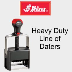 Shiny Heavy Duty Self-Inking Daters