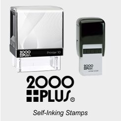 2000 Plus Self-Inking Rubber Stamps