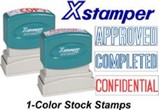 Xstamper Stock Stamps - One Color