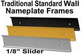 Traditional Aluminum Wall Frames - 1/8