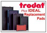 TRODAT & IDEAL Replacement Pads