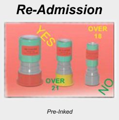 Re-Admission UV Ink, Lamps & Stamps