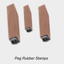 Wooden Peg Hand Stamps