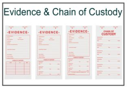 Evidence & Chain of Custody Labels