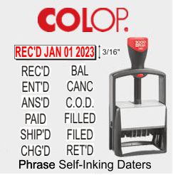 COLOP Phrase Daters