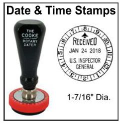 Cooke Time and Date Stamps