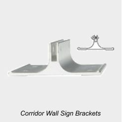 Corridor Wall Sign Brackets