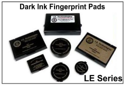 HMD Fingerprint Pad Black Ink Law Enforcement Series