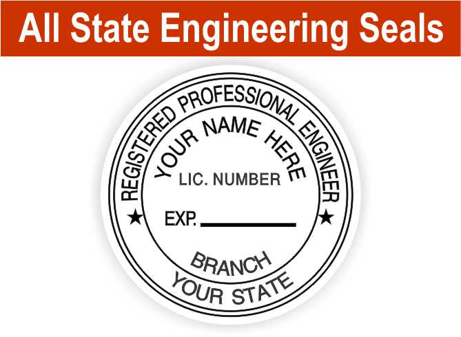 All State Engineering Seals