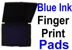 Blue Fingerprint Ink Pad