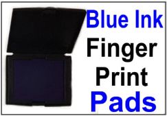 Blue Fingerprint Ink Pad