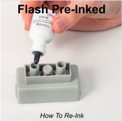 How To Re-Ink Flash Stamps