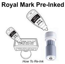 How To Re-Ink Royal Marks