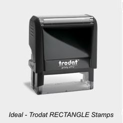 Ideal Rectangle Rubber Stamps