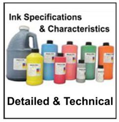 Ink Specifications & Characteristics