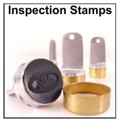 Neoprene Inspection Rubber Stamps
