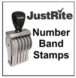 Justrite Manual Numbering Band Stamps