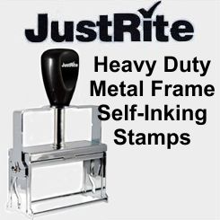 Justrite PL Heavy Duty Frame Stamps