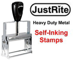 Justrite PL Heavy Duty Frame Stamps