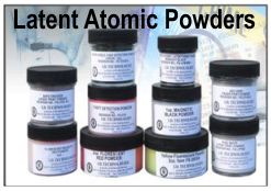 Atomic Latent Print Powders