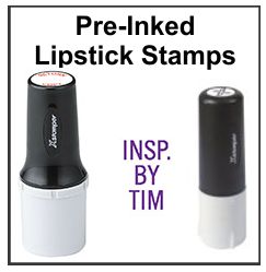 Lipstick Style Pre-Inked Stamps