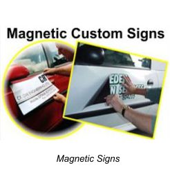 Vehicle Magnetic Signs