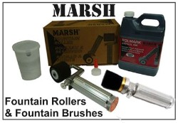 Marsh Rollers, and Fountain Brush Sets