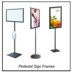 Standing Sign Frames / Pedestal Sign Frames