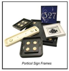 Portico Plastic Sign Frames