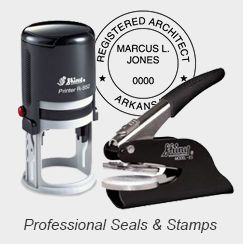 Professional State Stamp and Embossing Seals